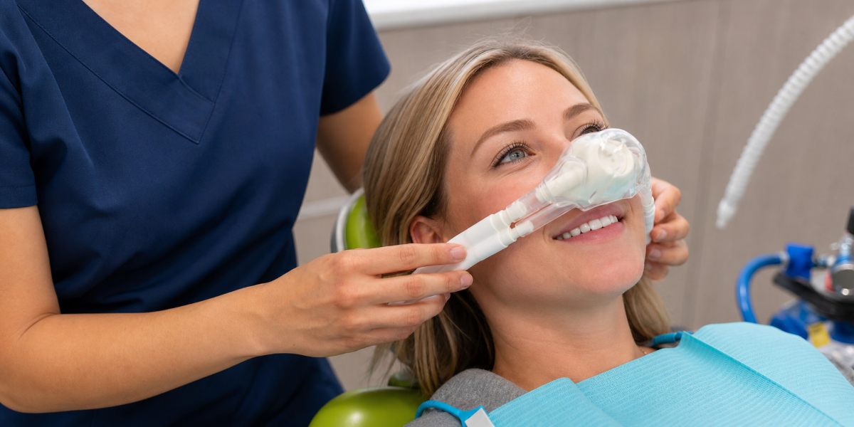 Sedation Dentistry in Welland, ON | Dental Centre Anxious patient relaxed during sedation dentistry treatment at a dental clinic in Welland, ON