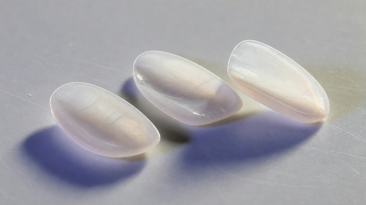 Close-up of thin porcelain veneer shells used for smile design in Nobleton, ON