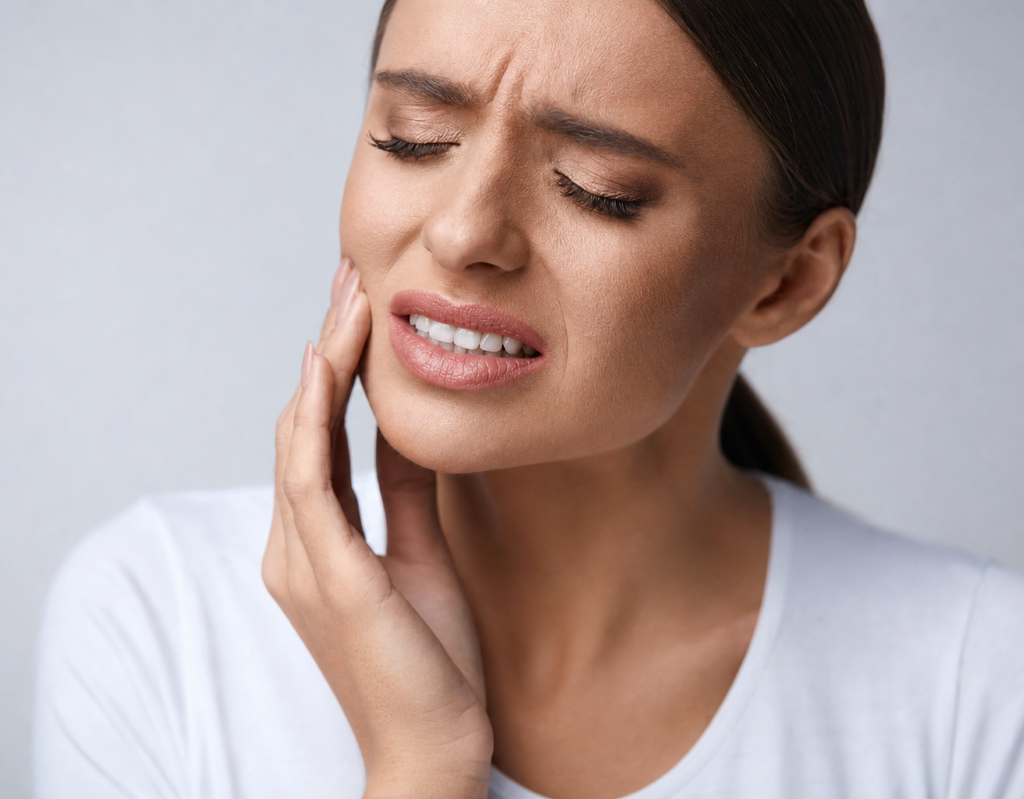 Tooth Extraction at Aroma Dental in Humble, TX: a dentist reassuring a patient before a gentle tooth extraction